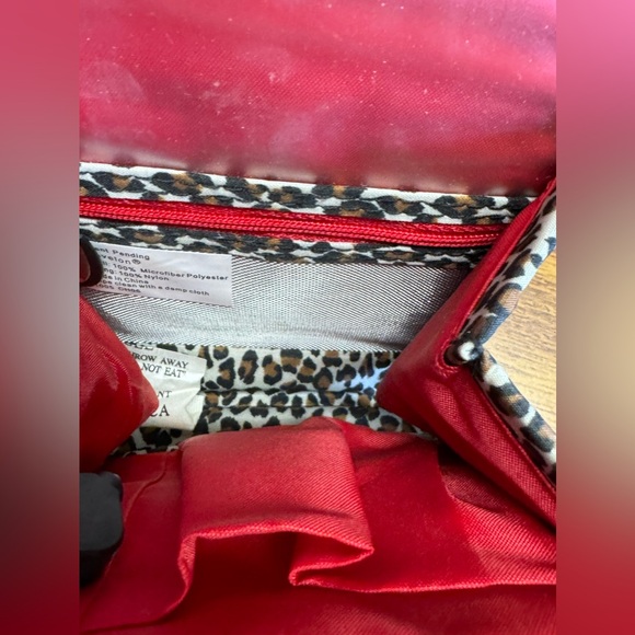 NWOT Travelon Purse Womens Leopard Print Expandable Compact Crossbody Bag - Picture 6 of 9